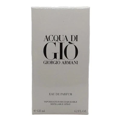 Giorgio Armani Acqua Di Gio para Hombre Eau De Parfum 4.2 OZ 125 ml Recargable Nuevo Foto 1 de 4