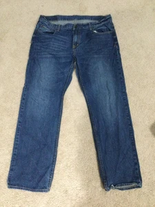 Men's Aeropostale Slim Straight Leg Medium Wash Blue Jeans Size 38 x 32 - Picture 1 of 8