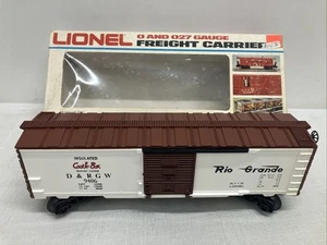 LIONEL 6-9406 Denver & Rio Grande Western Cookie Box Car O Gauge w/Original Box - Picture 1 of 11