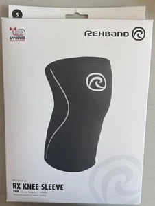 Rehband RX Knee Sleeve 7mm Strong Support Unisex Black S - Picture 1 of 1