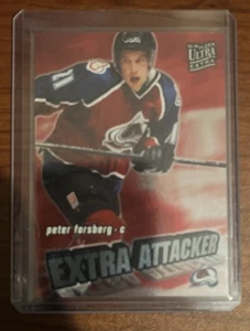 1995-96 Fleer Ultra Extra Extra Attacker Peter Forsberg #5 - Picture 1 of 2