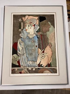 Impresión Collagráfica Ivan Kononov Edición "Expectaton" 23/100 muy buen estado - Imagen 1 de 15