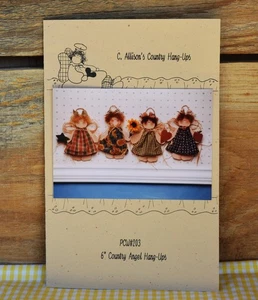 1994 Uncut Connie Allison's 6” Country Hang Ups Pattern PCW#203 USA - Picture 1 of 7