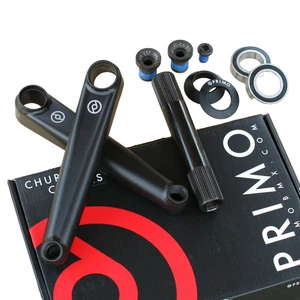 Bielas PRIMO BMX Stevie Churchill 24 mm negro mate 165 mm y soporte inferior medio BB - Imagen 1 de 1