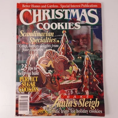 Christmas Cookies Magazine 1992 Scandinavian Holiday Baking Recipes Better Homes - Image 1 of 4
