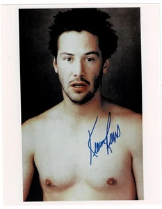 ORIG. COLOR PHOTO of KEANU REEVES by ANNIE LEIBOVITZ - SIGNED by KEANU REEVES - Picture 1 of 1