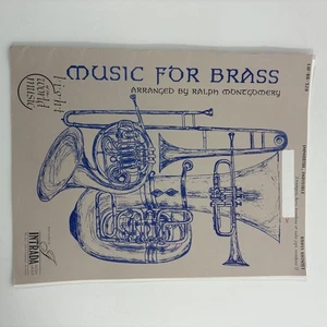 Immortal Invisible Brass Quintet Conductor Score and Parts Montgomery Sacred - Picture 1 of 5