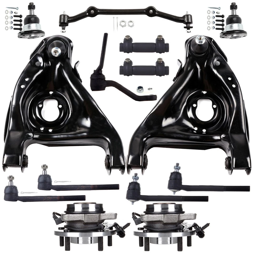 14 peças haste de amarração frontal braço de controle junta esférica centro link para GMC Jimmy 1998-01 - Imagem 1 de 4