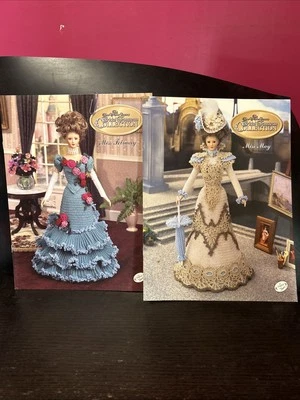 Annie's Turn of the Century Bridal Trousseau Collection 2 Doll Crochet Patterns - Image 1 of 3