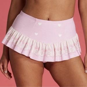 Pantalones de natación My Melody rosa con volantes con falda tema candente‎ Sanrio Hello Kitty - Imagen 1 de 2