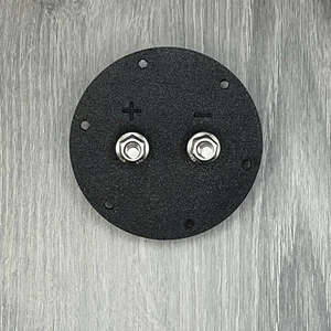1 Kanal Lautsprecher Terminal 3/4" Zoll Schwerlast ABS schwarz Edelstahl - Bild 1 von 3