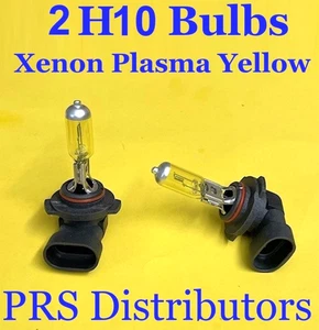 H10 Xnon Plasma Amarillo Faro Bombillas Halógenas 12V 170W Max 100W RMS 1 Par - Imagen 1 de 3
