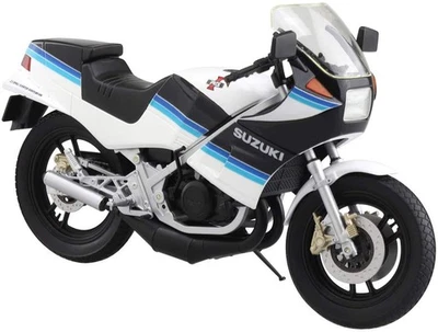 Skynet 1/12 Suzuki RG250 Blue/White Model Motorcycle Die-cast ABS Aoshima Japan - Image 1 of 4