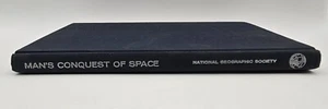 Vintage 1968 National Geographic Man's Conquest of Space HC No Dust Jacket - Picture 1 of 15
