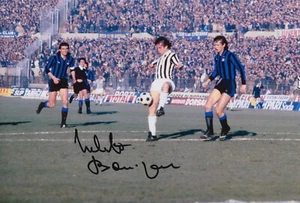 ROBERTO BONINSEGNA HAND SIGNED 12X8 PHOTO JUVENTUS FOOTBALL AUTOGRAPH 6 - Picture 1 of 1