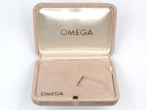 Scatola Orologi Omega Rosa Antico Vera Pelle Scamosciata Usato N° 666 Unisex - Imagen 1 de 5