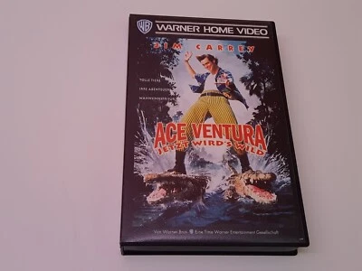 Ace Ventura 2 - Jetzt wird's wild 1995 VHS German PAL Video Großbox Jim Carrey - Bild 1 von 4