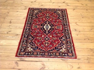 Hermosa Alfombra Persa Alfombra Oriental Kashan (145 X 100 CM) Nueva - Bild 1 von 7