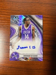 Dennis Evans Refractor Auto | 2024-25 Bowman U Best #B24-DE - Picture 1 of 2