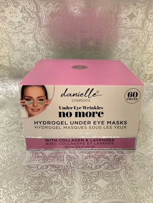 DANIELLE UNDER EYE WRINKLES NO MOR EHYDROGEL UNDER EYE MASKS 60 PATCHES SEALED - Image 1 of 4