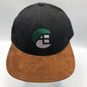 Baseball Cap Hat Suede Brim AE or AB Allen Bradley? Unsure Strap Back USA Help - Picture 1 of 18