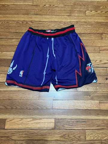Vintage Toronto Raptors Nike Team Shorts Mens Size Large Graphic Retro Logo Cover