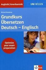 Uni-Wissen, Grundkurs Übersetzen Deutsch-Englisch von Hu... | Buch | Zustand gut