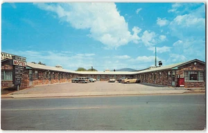 CENTER CITY MOTEL Front Royal, Virginia Roadside 1962 Chrom Vintage Postkarte - Bild 1 von 2
