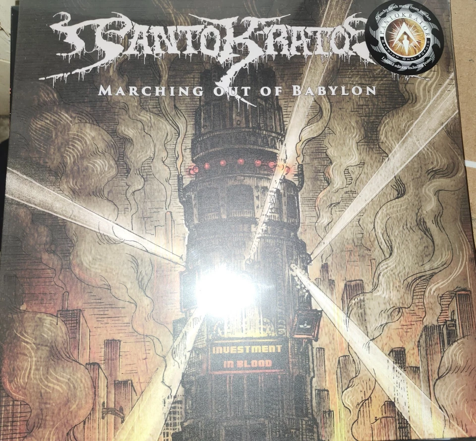 Pantokrator - Marching Out of Babylon 12" vinyl lp record christian death metal Foto 1 de 1
