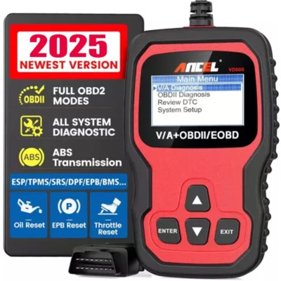 Scanner diagnostico ANCEL VD500 OBD2 per VW Audi Skoda Seat Diagnosi ABS SRS