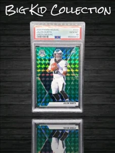 2020 Mosaic Jalen Hurts Rc Green Prizm PSA 10 - Picture 1 of 3