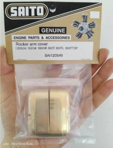 Cubierta de brazo basculante de cuatro tiempos parte de avión motor Saito modelo RC FA150 SAI120S49 - Imagen 1 de 2