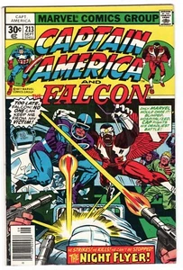 Captain America and the Falcon #213 Marvel Comics September 1977 Very Fine - Picture 1 of 2