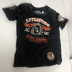 AFFLICTION Live Fast T-Shirt Black Boys Toddler 2T Graphic Distressed