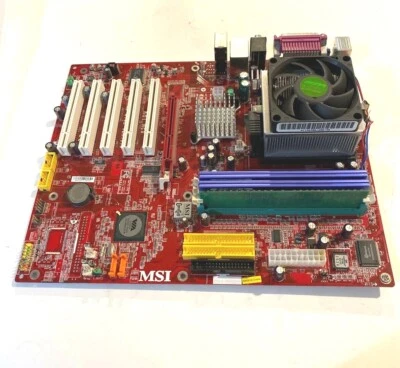 MSI K8t Neo Socket Motherboard  Mfr P/N MS-6702 - Image 1 of 4
