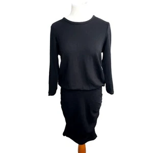 Vestido Sundry for Evereve Negro Natalia Puntada Metálica Talla M NUEVO con ETIQUETAS - Imagen 1 de 11