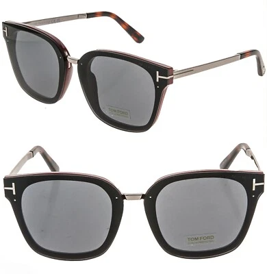 Auténticas gafas de sol Tom Ford Philippa 02 TF1014 71A negras rojas mariposa 1014 Foto 1 de 4