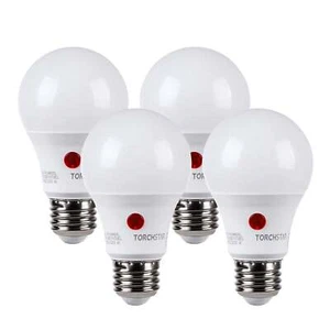 TORCHSTAR Dusk to Dawn Light Bulbs Outdoor, Sensor A19 LED Light Bulb, Auto on/O - Picture 1 of 7