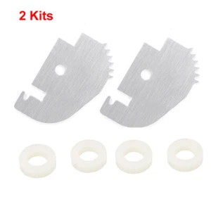 2pc for Saitek Pro Flight Rudder Pedal Steel Alloy Spring Shooting Mount Holders - Picture 1 of 7