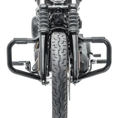 Paramotore Mustache II per Harley Softail Street Bob / Standard 18-23 nero - Immagine 1 di 4