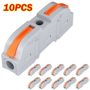Mini Quick Terminal Block 1 to 1 Inline Compact Splice Electrical Connectors - Picture 1 of 8