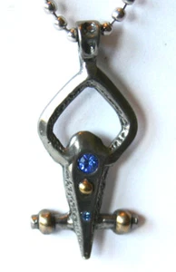Atlantis Anhänger Modern Zauber Amulett Schmuck Magie Fantasie Meeresfrosch - Foto 1 di 3