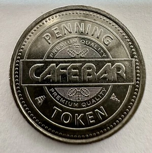 2003 Netherlands Cafe Bar Penning Token - Premium Quality - Copper-Nickel - Rare - Bild 1 von 2