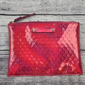 Kate Spade rosa Mini-Reißverschlussbeutel 6 1/2"" x5"" Reißverschluss schließen Reise - Bild 1 von 7