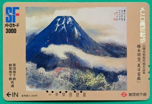 Mt.Fuji Hashimoto Kansetsu Japanese TOKYO METRO CARD rare - Bild 1 von 10
