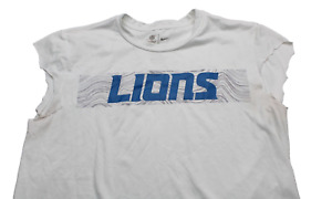 DETROIT LIONS Nike Workout Practice Tee Cutoff Onfield Apparel Athletic Cut MED