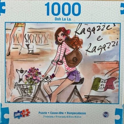 Ragazzi! Ooh La La 1000 шт. пазл Sure Lox новый - Изображение 1 из 2