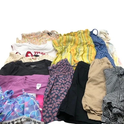 Girls Size 10-12 Spring Summer Clothing BUNDLE Short Sleeve Shorts Outfits - Image 1 of 4