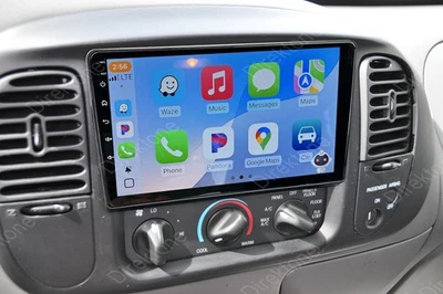 Para Ford F-150 1997-2004 CarPlay Android 13 Auto Tablero Radio Estéreo GPS 10.1" Foto 1 de 4