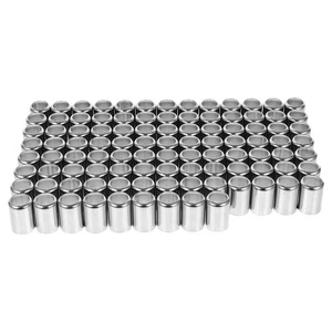 100 Pcs Stainless Steel Hydraulic Hose Sleeve High-pressure Pipe - Picture 1 of 20